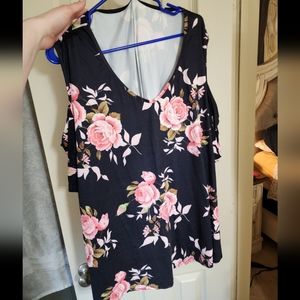 Amazon brand floral long sleeve size 3X